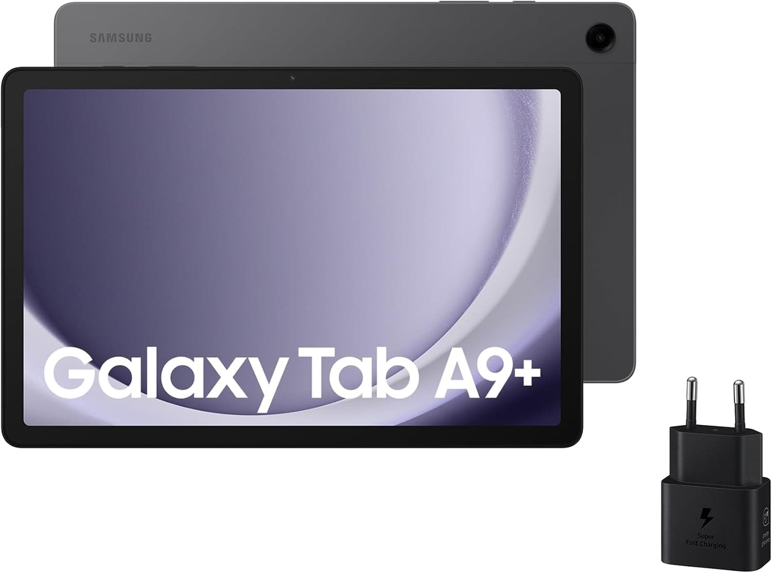 Samsung Galaxy Tab A9+ de 11 pulgadas, 128 GB y Wi‑Fi · gris
