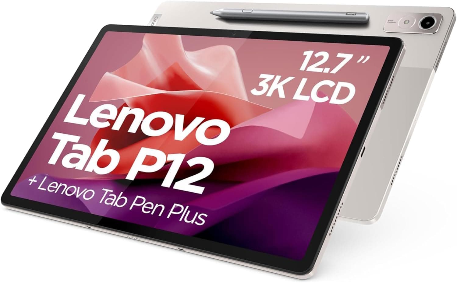 Lenovo Tab P12 de 12,7 pulgadas, 8 GB y 256 GB con Tab Pen Plus