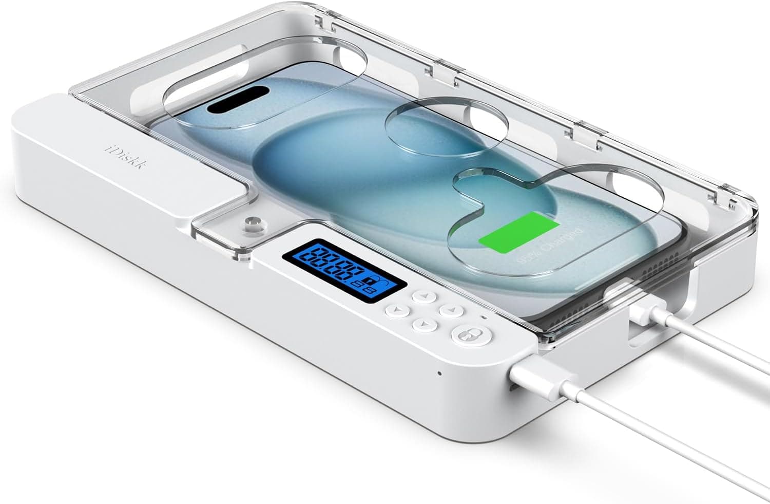 Caja temporizada para teléfono IDiskk · imagen de Amazon.es